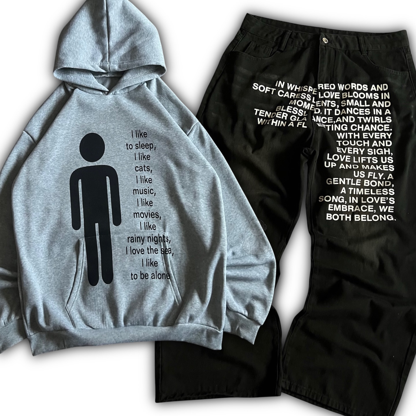 Women And Men Fashion - Conjuntos de Hoodies Masculinos com Estampa