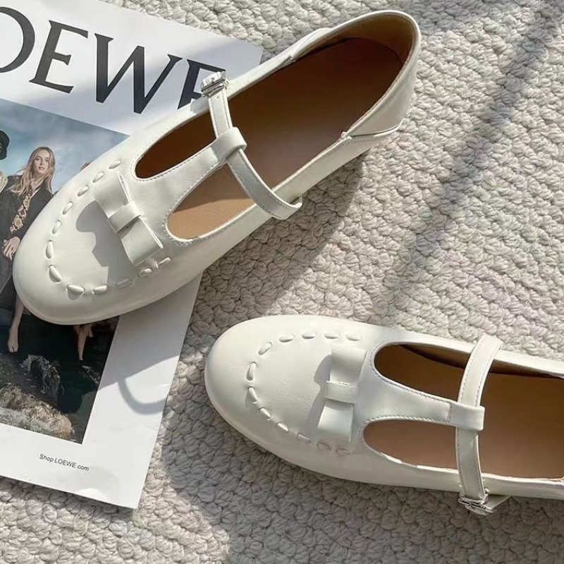 Women'S Fashion For Summer 2025 - Novo francês roped mary jane sapatos