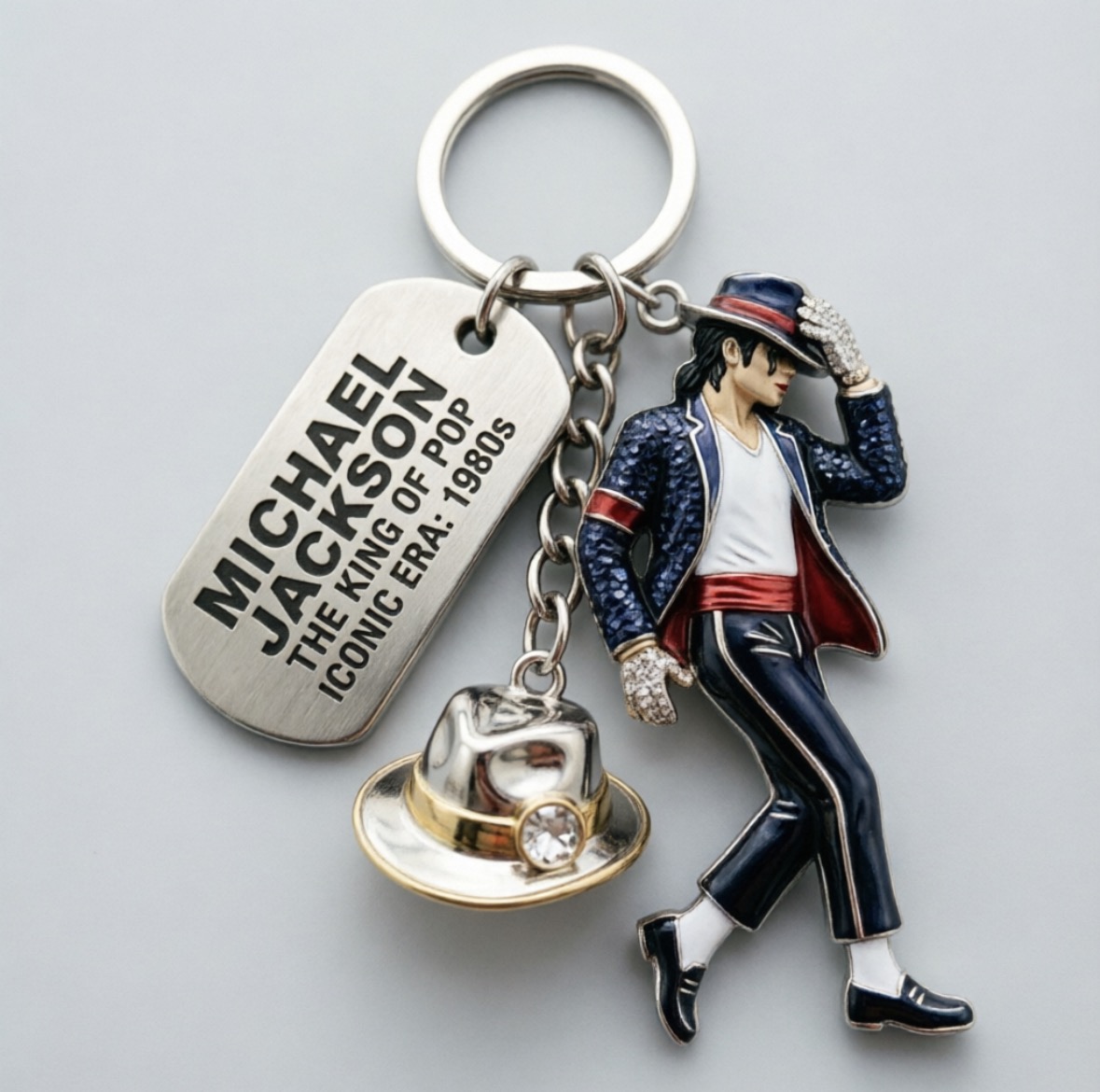 Women And Men Fashion - Chaveiro Michael Jackson, Pingente Clássico do