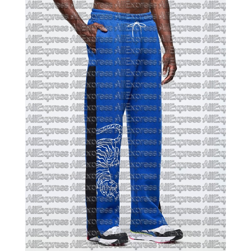 Women'S Fashion Trends Spring 2026 - Calças Esportivas Casuais Unissex 3D Azuis
