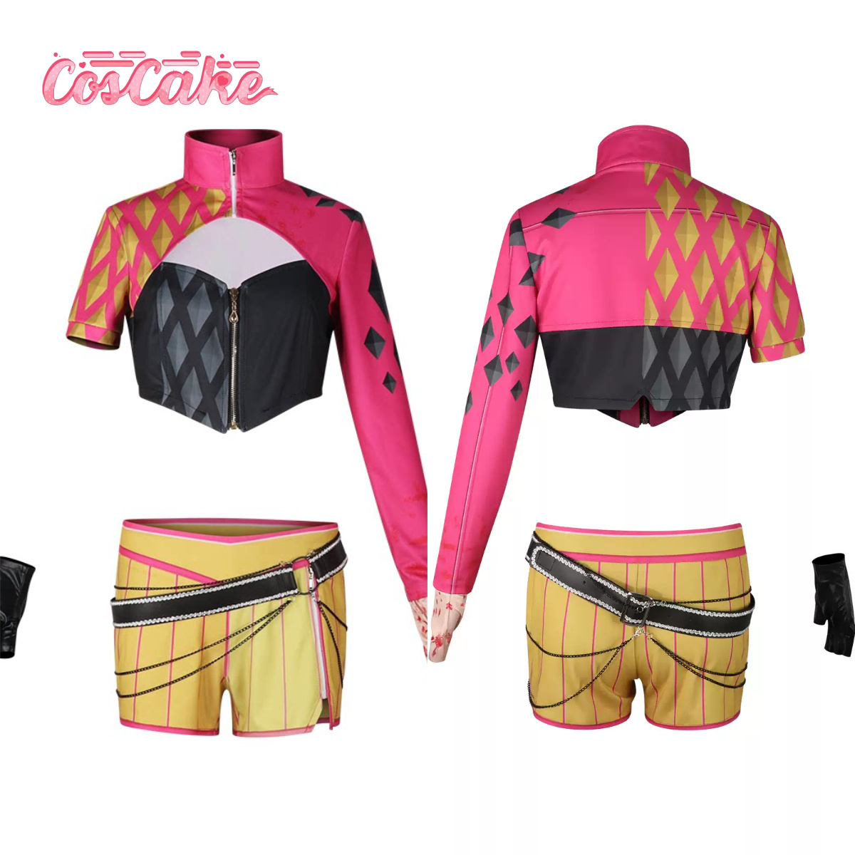 Asymmetric Top Women - Fantasia Cosplay DDD MiNA Trickster Conjunto