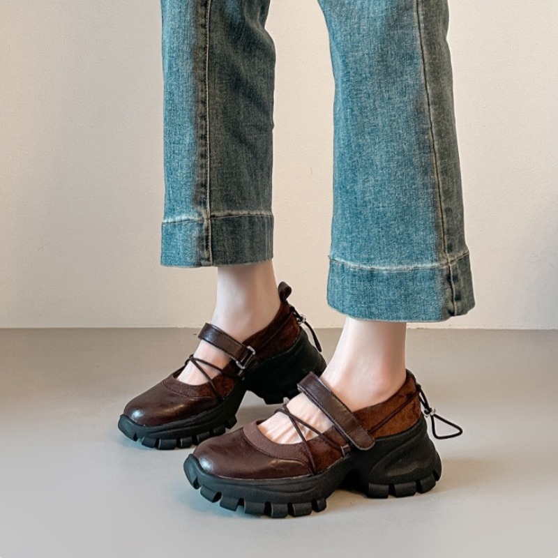 Women Fashion Store - Novos Sapatos Retro Ballet Mary Jane,