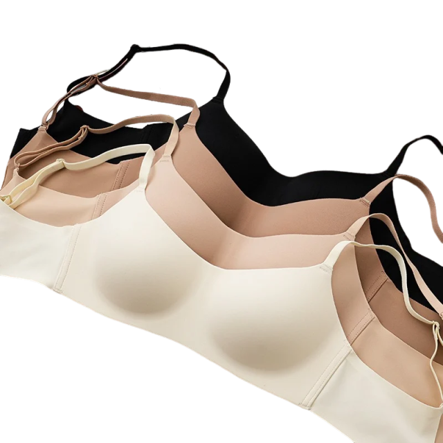 Bra Top Seamless - Sutiã sem costura KUCLUT, meia taça,