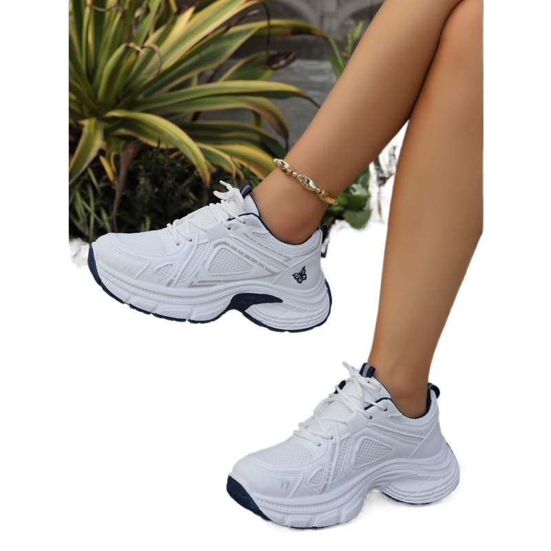 Women'S Fashion Trends Spring 2026 - Tênis Casuais Femininos Borboleta Estilo Dad