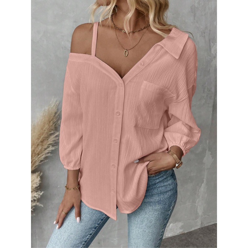 Asymmetric Top Women - Plus Size1XL-5XL blusas femininas topo senhora
