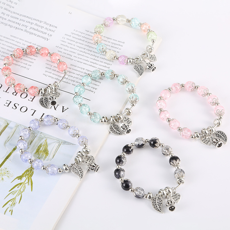 Women'S Ysl Fashion - Nova Pulseira de Cristal com Flores,