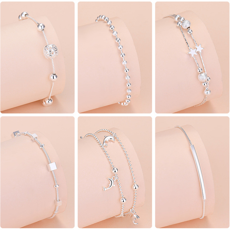 Women'S Ysl Fashion - Nova pulseira de prata 925 com