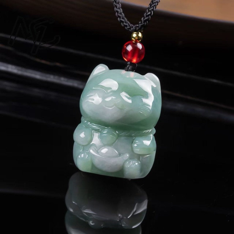 Pingente Gato da Sorte de Jade - Women Fashion Designer avaliação e preço