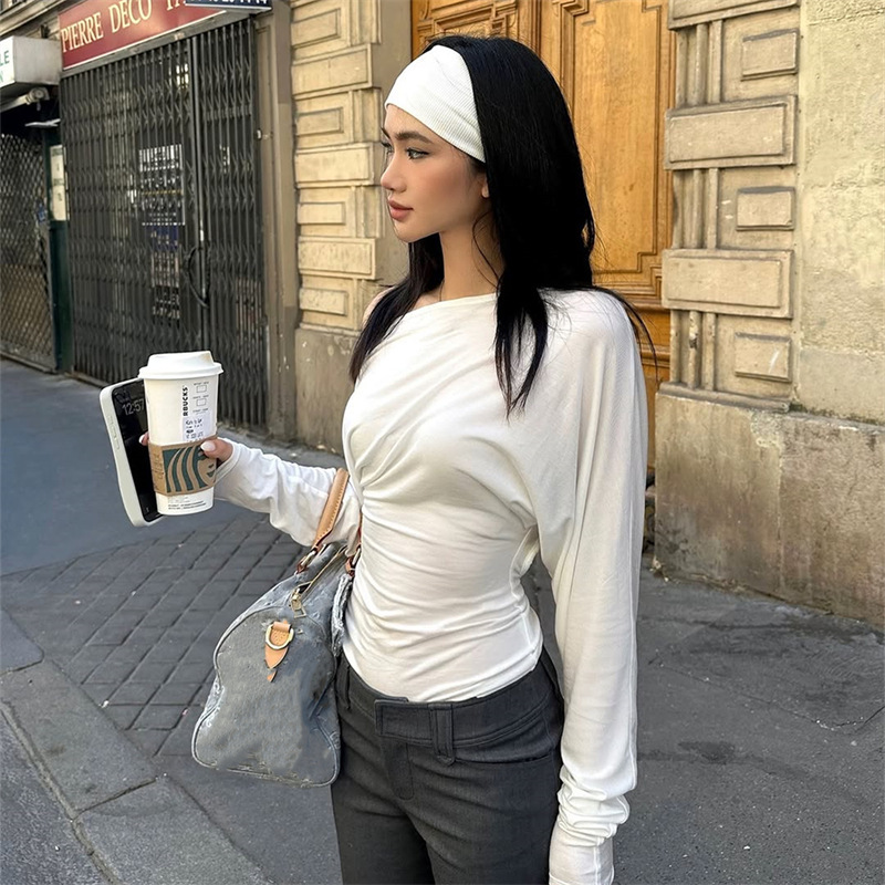 Blusa Feminina 2026 de Um Ombr - Off Shoulder Top avaliação e preço