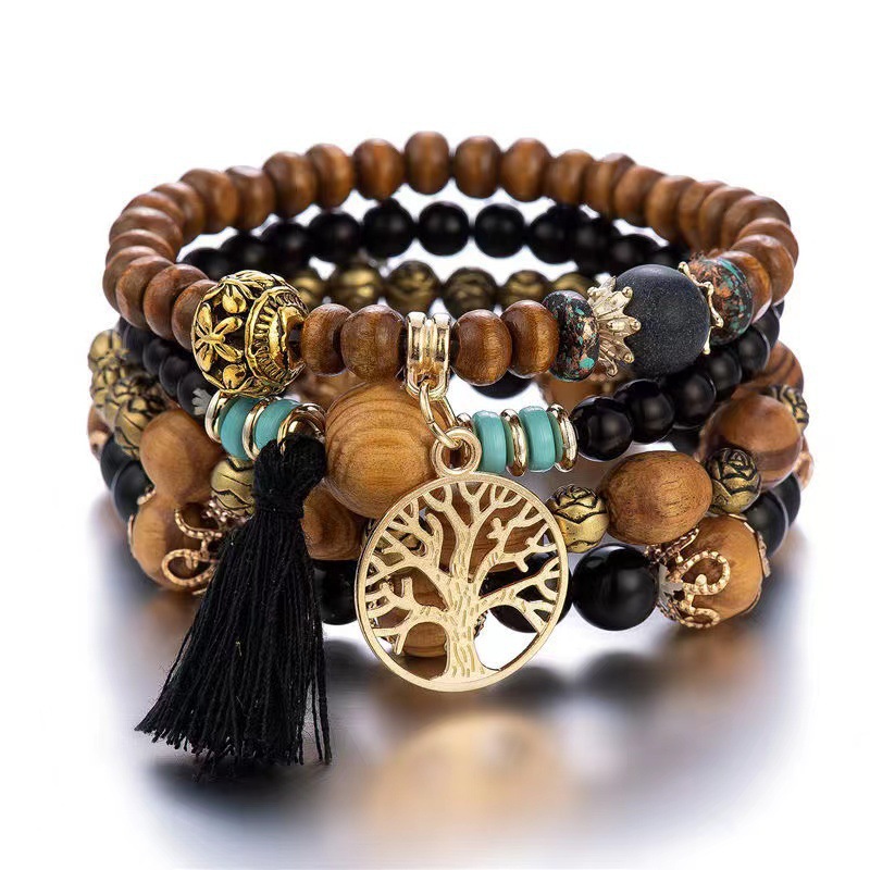 Conjunto de 4 pulseiras Boho Á - Women'S Ysl Fashion avaliação e preço