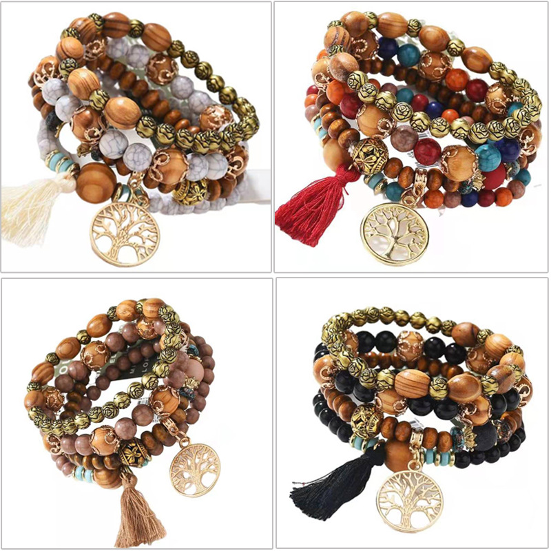 Conjunto de 4 pulseiras Boho Á - Women'S Ysl Fashion avaliação e preço