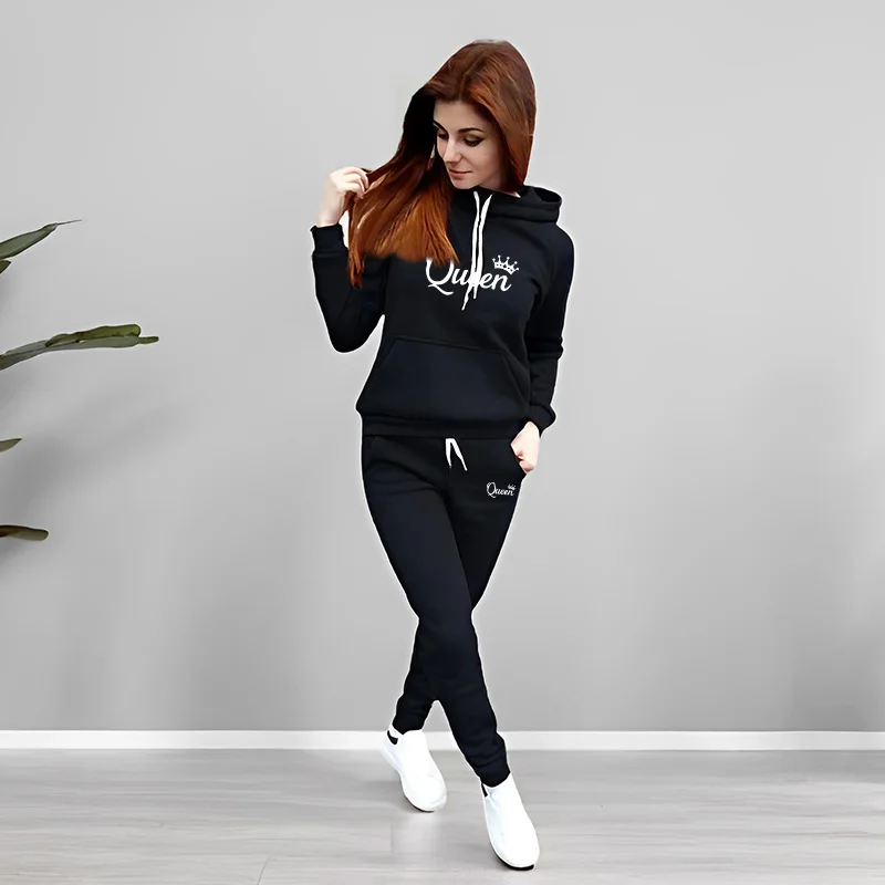 Conjunto de Agasalho Feminino  - Women'S Fashion Sweatshirts avaliação e preço