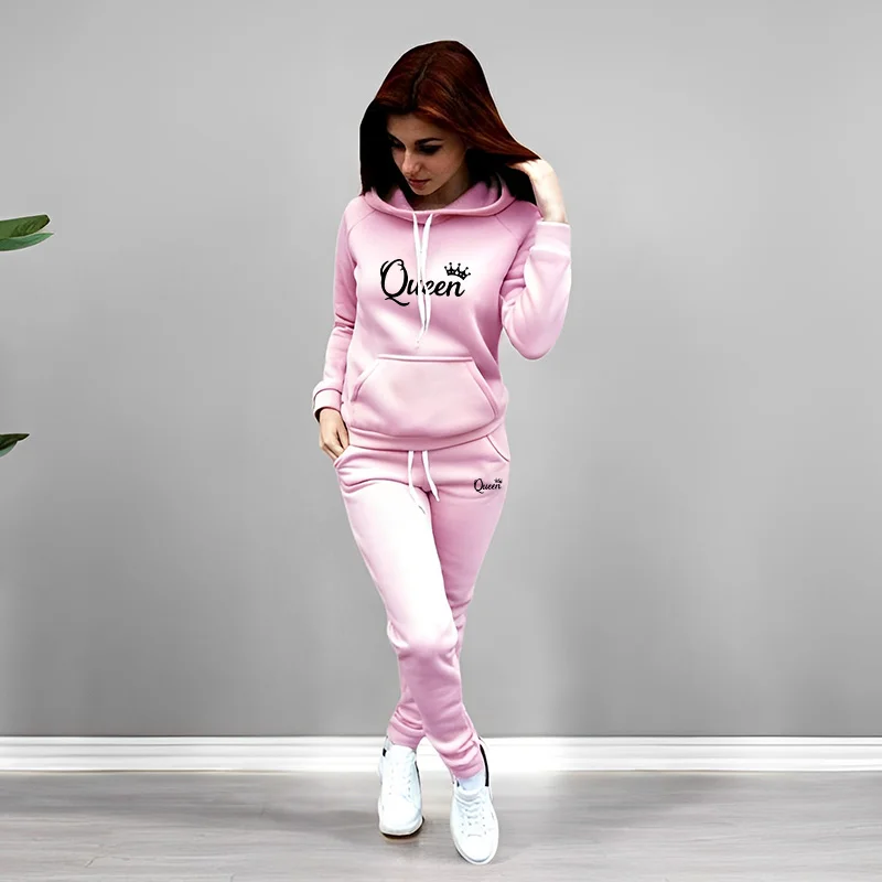 Conjunto de Agasalho Feminino  - Women'S Fashion Sweatshirts avaliação e preço