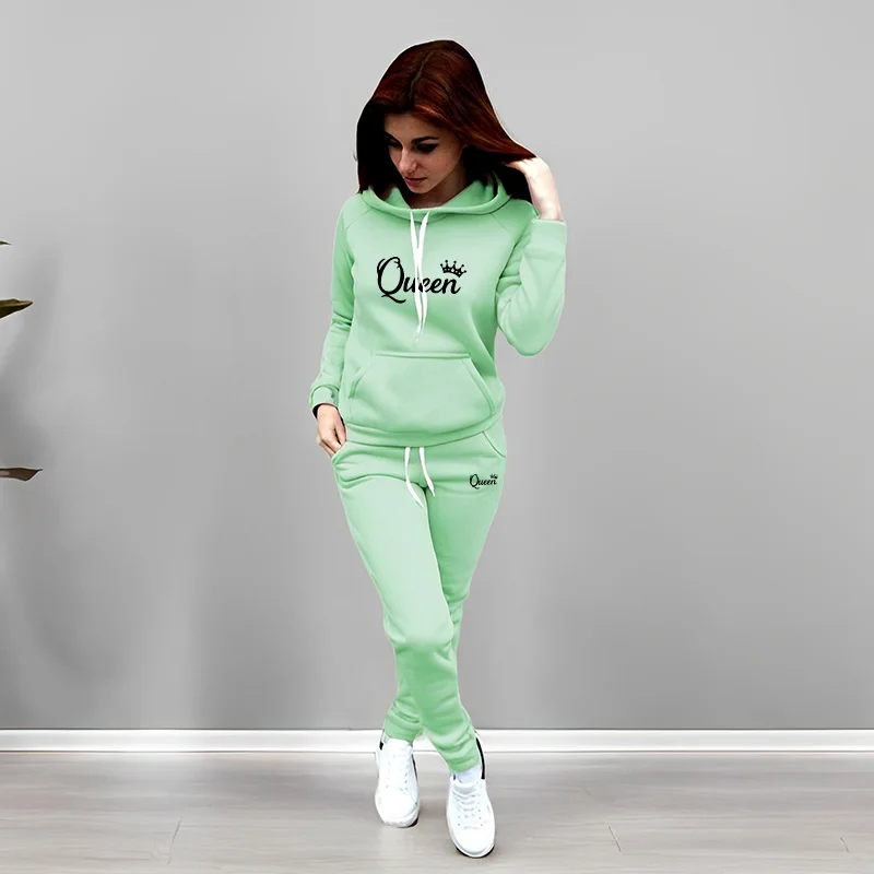 Conjunto de Agasalho Feminino  - Women'S Fashion Sweatshirts avaliação e preço