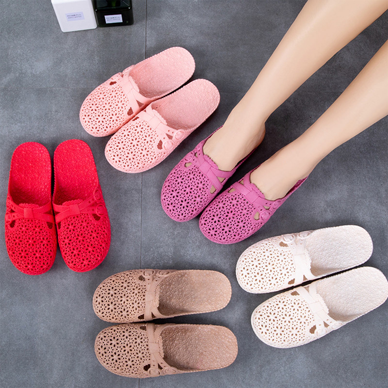 Wrap-toe chinelos respiráveis  - Women Fashion Store avaliação e preço