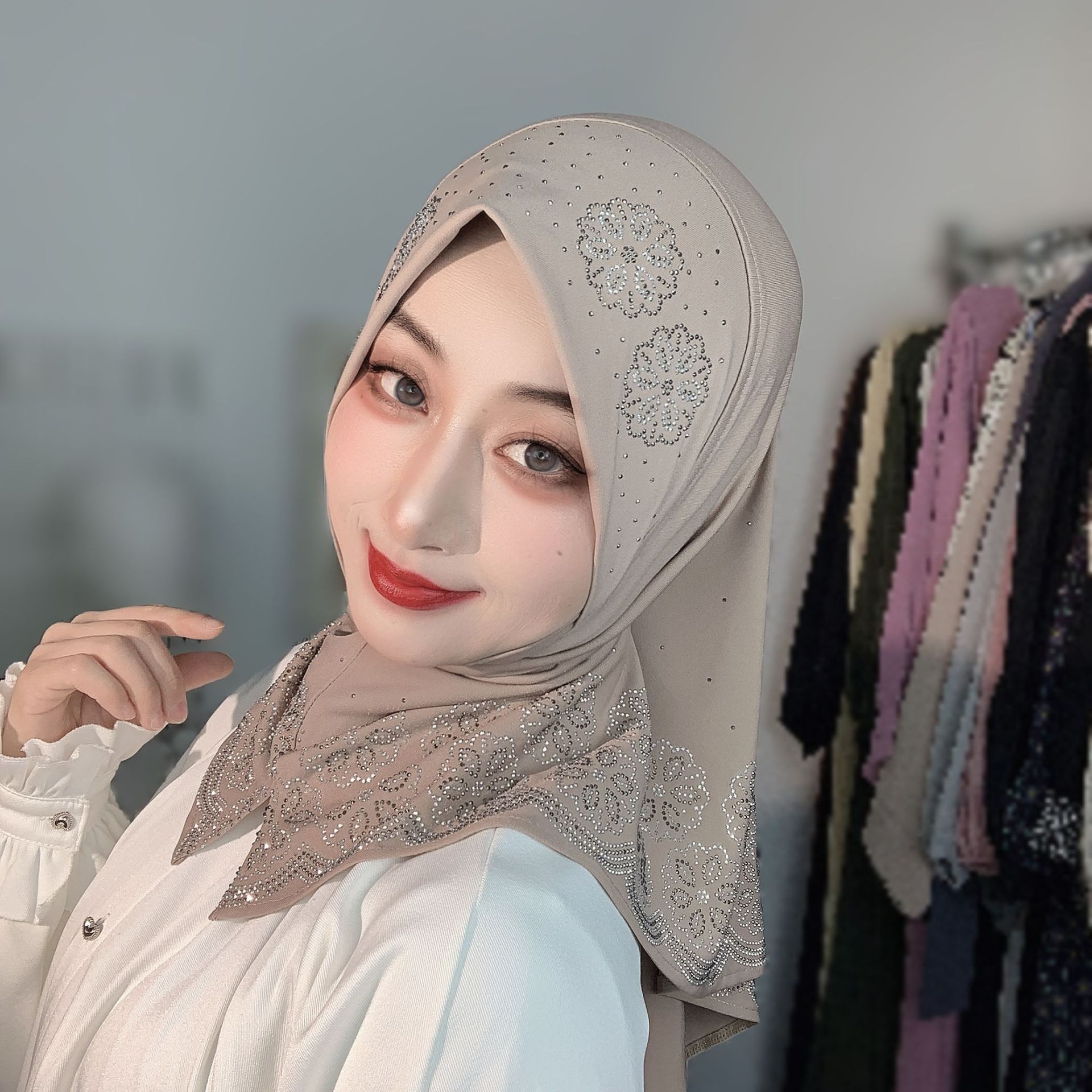 Hijab muçulmano pronto para us - Women Fashion Designer avaliação e preço
