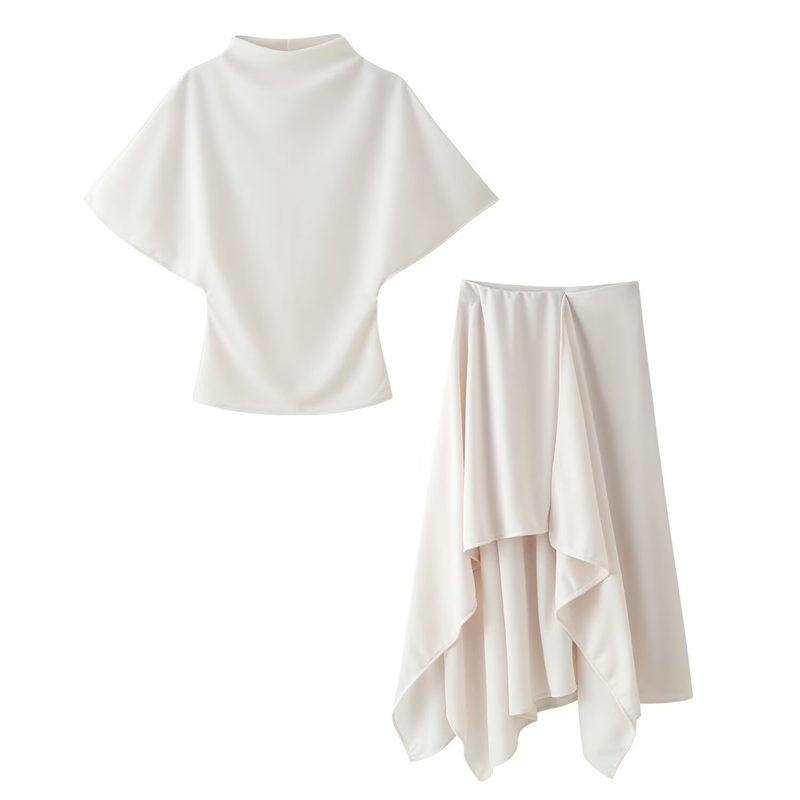 Conjunto Feminino Estilo Corea - Asymmetric Top Women avaliação e preço