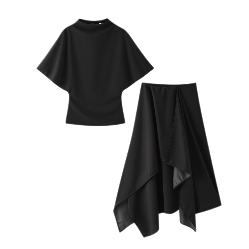 Conjunto Feminino Estilo Corea - Asymmetric Top Women avaliação e preço
