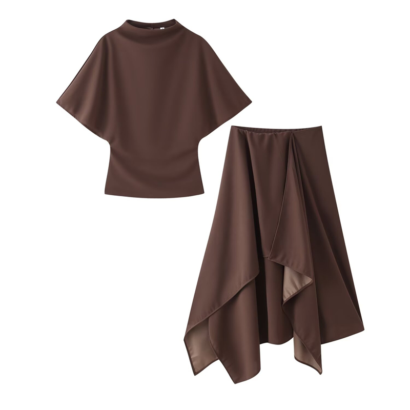 Conjunto Feminino Estilo Corea - Asymmetric Top Women avaliação e preço