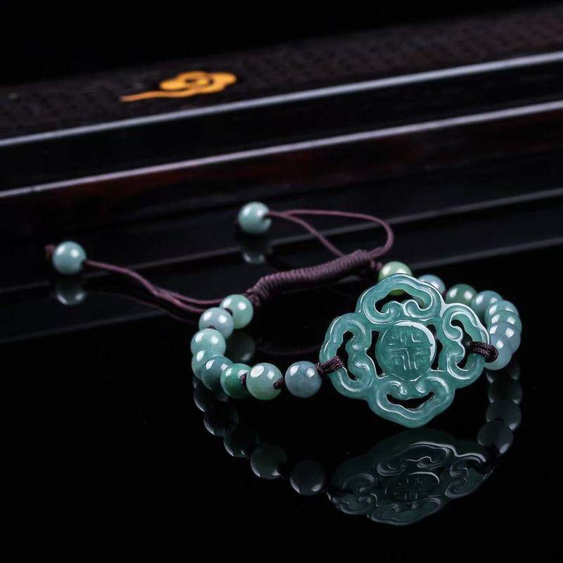 Pulseira de Jadeíta Natural Gr - Women Fashion Designer avaliação e preço
