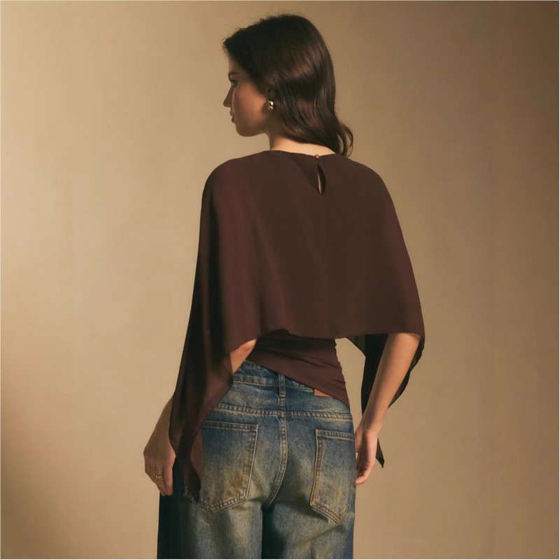 Blusa Feminina Casual de Chiff - Women'S Fashion Trends Spring 2026 avaliação e preço