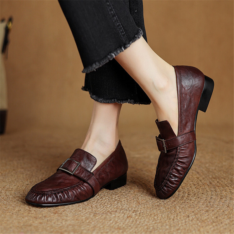 Mocassins de couro genuíno par - Women Fashion Store avaliação e preço