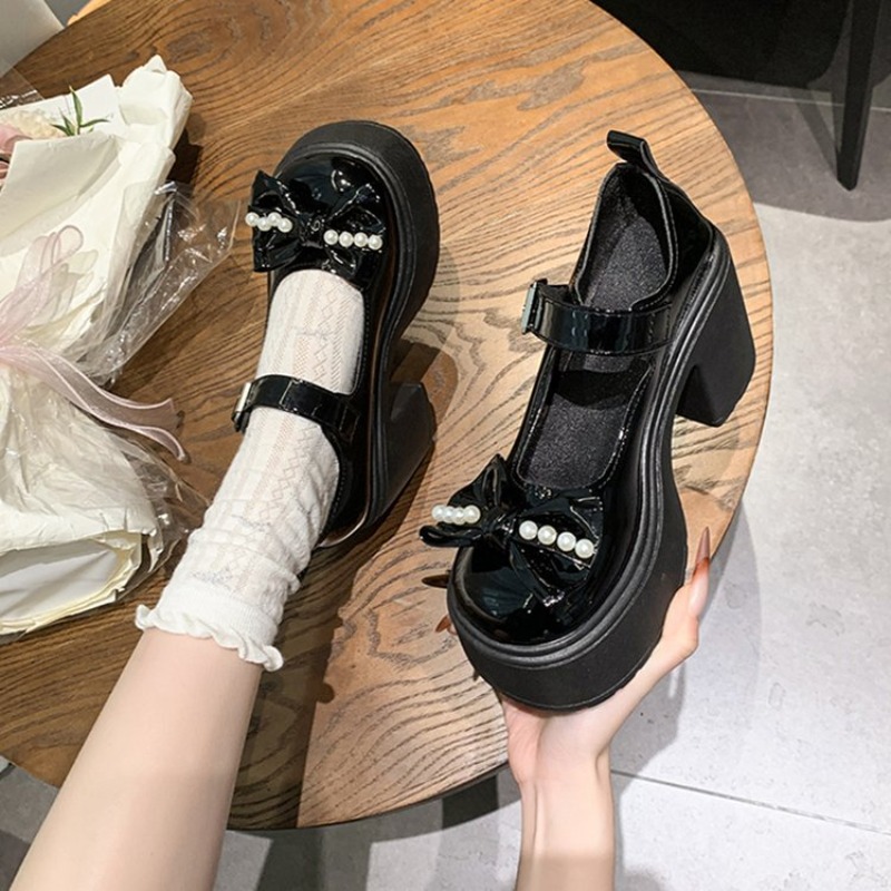 Sapatos Lolita 2026 Pretos com - Women Fashion Store avaliação e preço