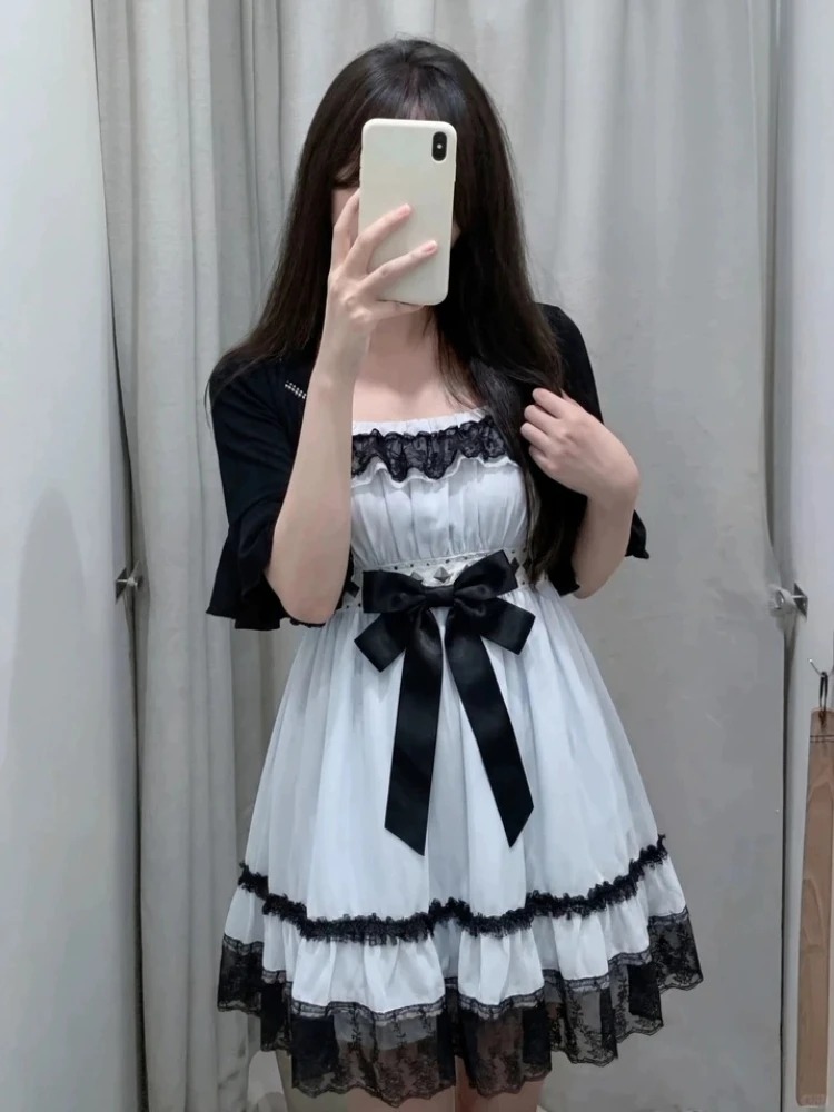 Conjunto de Moda Gótica Punk F - Ruched Dress Mini avaliação e preço