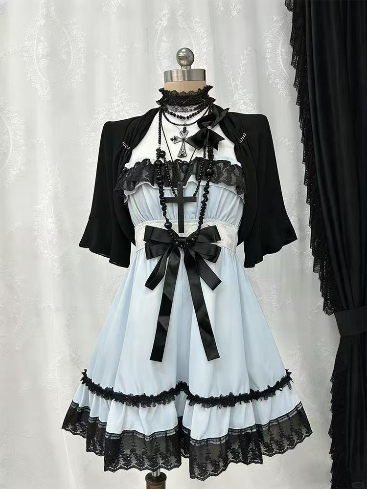 Conjunto de Moda Gótica Punk F - Ruched Dress Mini avaliação e preço
