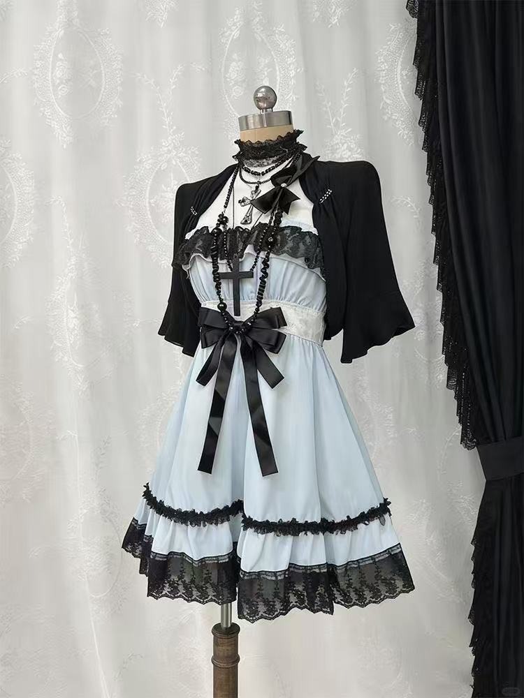 Conjunto de Moda Gótica Punk F - Ruched Dress Mini avaliação e preço