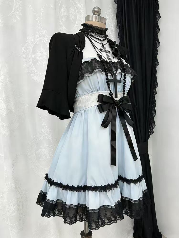 Conjunto de Moda Gótica Punk F - Ruched Dress Mini avaliação e preço