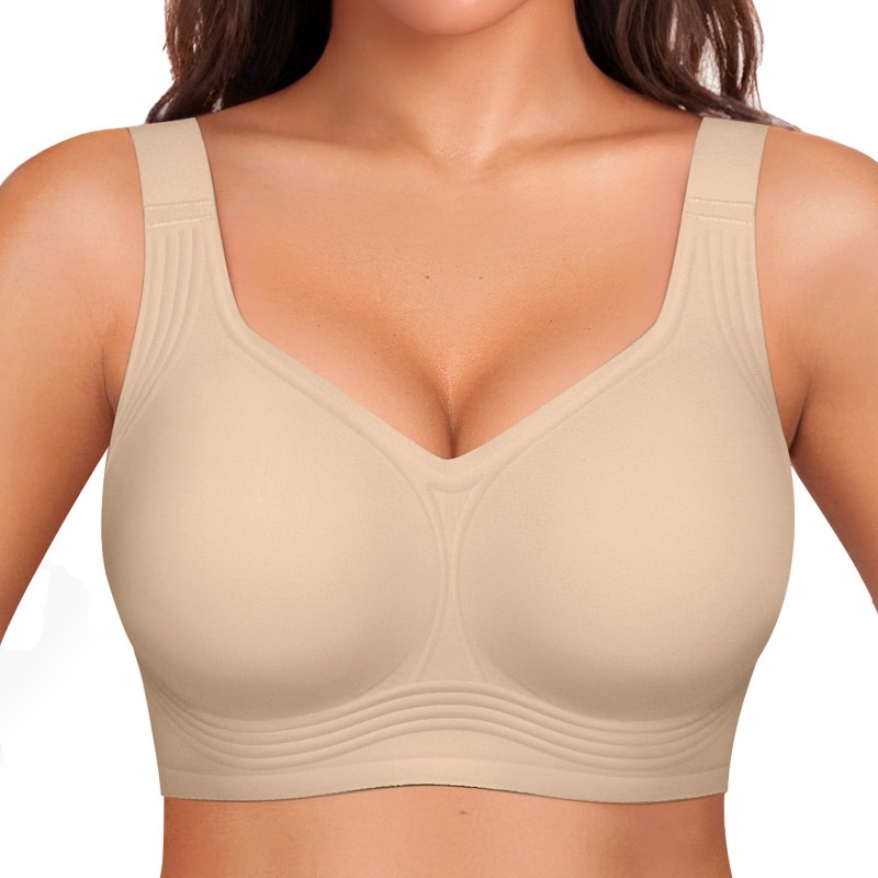 Sutiã Jelly Sem Fio Plus Size  - Bra Top Seamless avaliação e preço