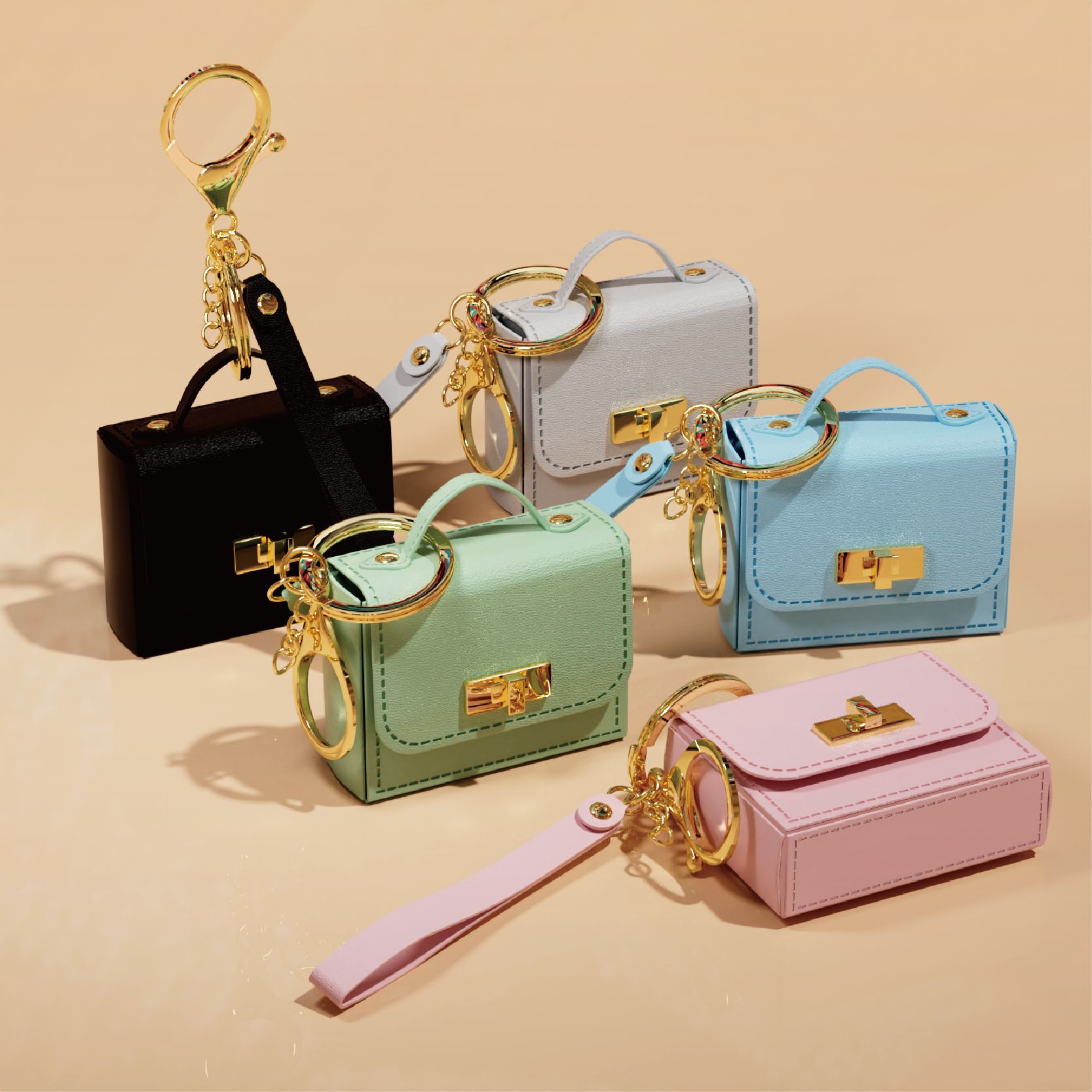 Mini Bolsa Chaveiro de Couro c - Women'S Ysl Fashion avaliação e preço