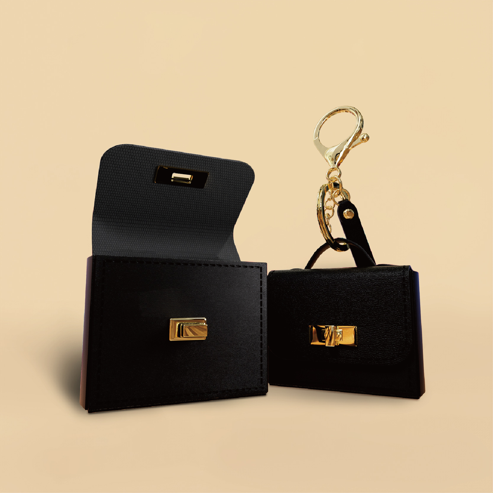 Mini Bolsa Chaveiro de Couro c - Women'S Ysl Fashion avaliação e preço