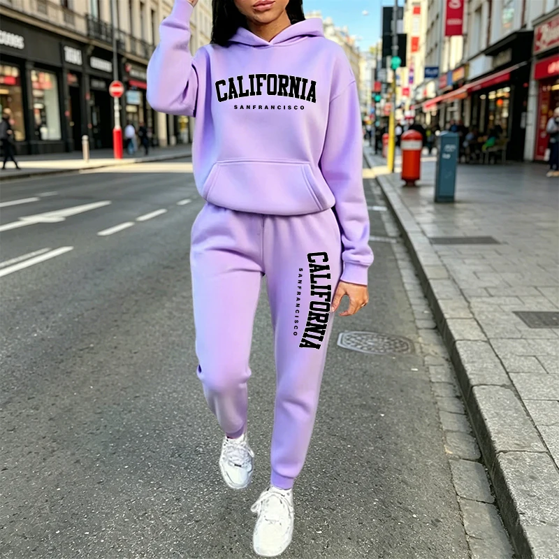 Conjunto de Moletom Casual Urb - Women'S Fashion Sweatshirts avaliação e preço