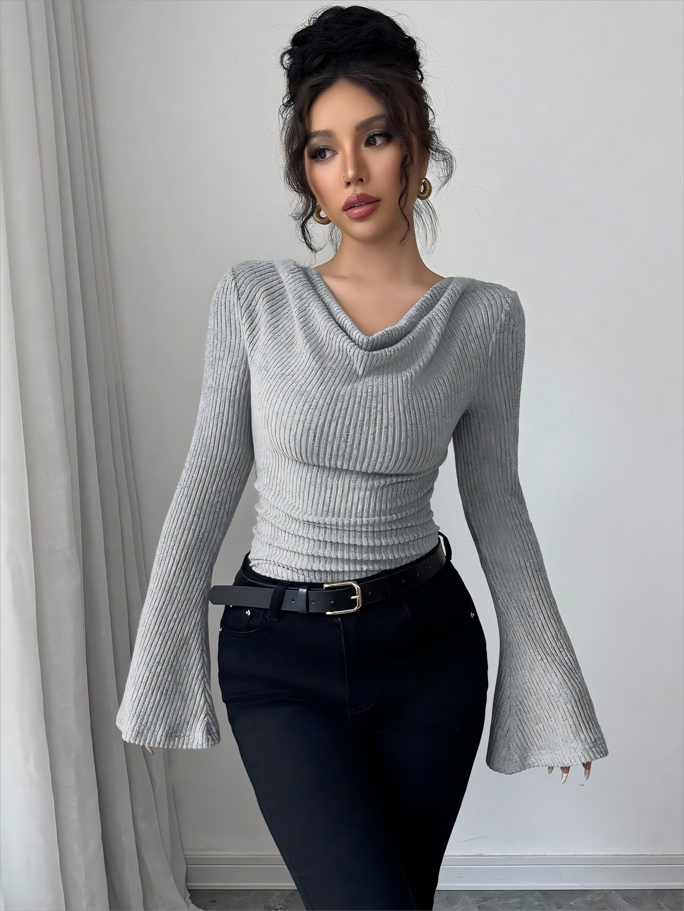 Blusa Feminina de Tricô Canela - Off Shoulder Top avaliação e preço