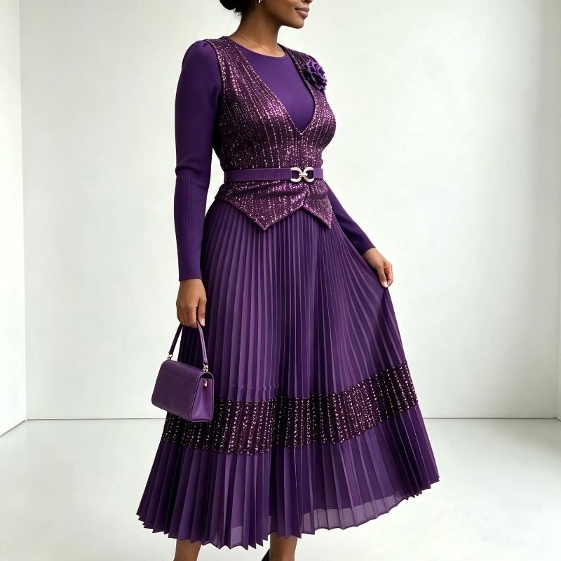 Vestido Plissado Miyake 2026,  - Women'S Fashion Gilded Age avaliação e preço