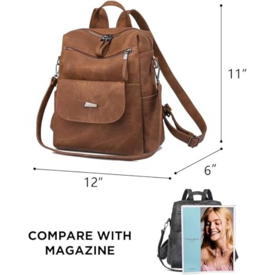 Mochila de Couro PU para Mulhe - Women Fashion Designer avaliação e preço