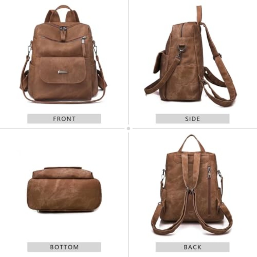 Mochila de Couro PU para Mulhe - Women Fashion Designer avaliação e preço