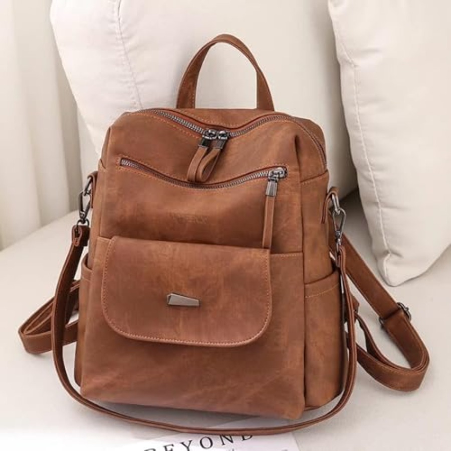 Mochila de Couro PU para Mulhe - Women Fashion Designer avaliação e preço
